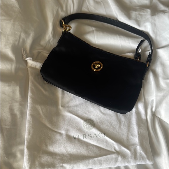 Versace Nylon Medusa Tribute Flat Pouch